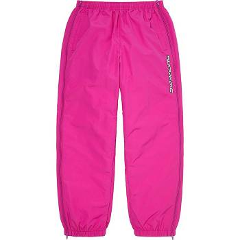 Pink Supreme Full Zip Baggy Warm Up Pant Pants | Supreme 198RW